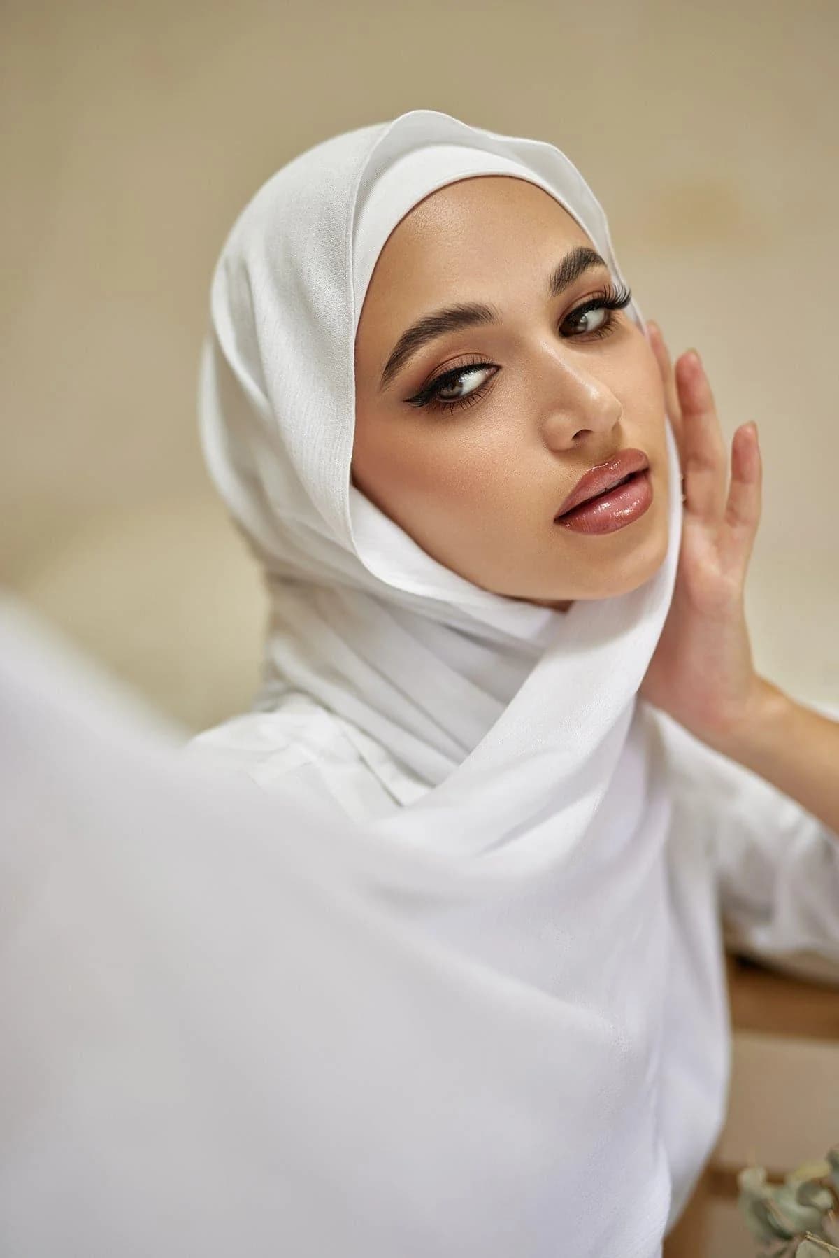 Neutral Chiffon Hijab